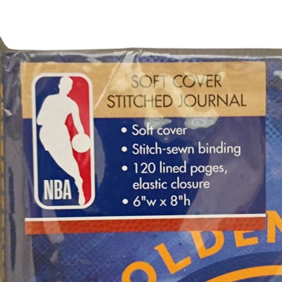 Golden State Warriors Soft Cover Stitched Journal NEW 6"W x 8"H - Picture 3 of 4